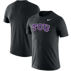 TCU Horned Frogs Legend Primary Logo Performance T-Shirt - Black