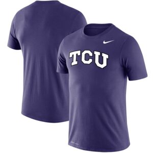 TCU Horned Frogs Legend Primary Logo Performance T-Shirt - Purple
