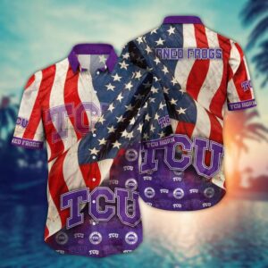 TCU Horned Frogs NCAA Independence Day Hawaii Shirt Summer Shirt HSW1058