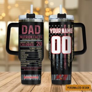 Tampa Bay Buccaneers NFL Best Dad Ever Personalized Stanley Tumbler 40Oz
