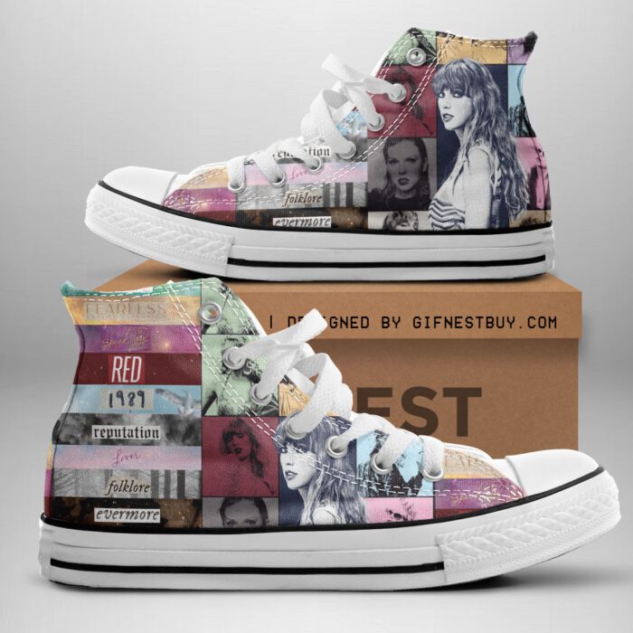 Taylor Swift High Top Canvas Shoes  GHT1091