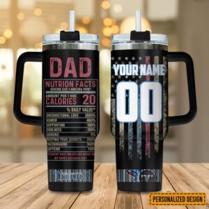 Tennessee Titans NFL Best Dad Ever Personalized Stanley Tumbler 40Oz