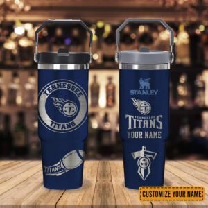 Tennessee Titans NFL Football Personalized Stanley IceFlow Flip Straw Tumbler 30Oz