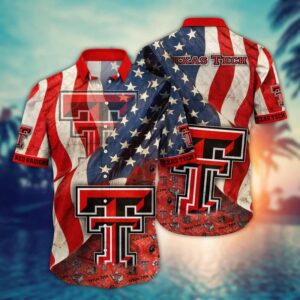 Texas Tech Red Raiders NCAA Independence Day Hawaii Shirt Summer Shirt HSW1061