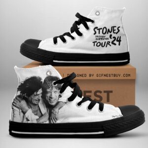 The Rolling Stones High Top Canvas Shoes  GHT1072