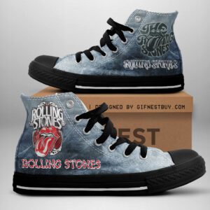 The Rolling Stones High Top Canvas Shoes  GHT1111