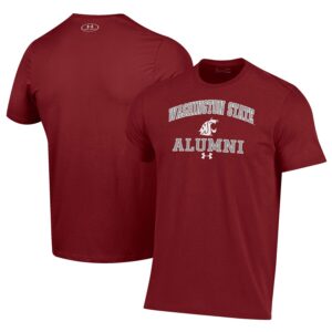 Washington State Cougars Under Armour Alumni Performance T-Shirt - Cardinal