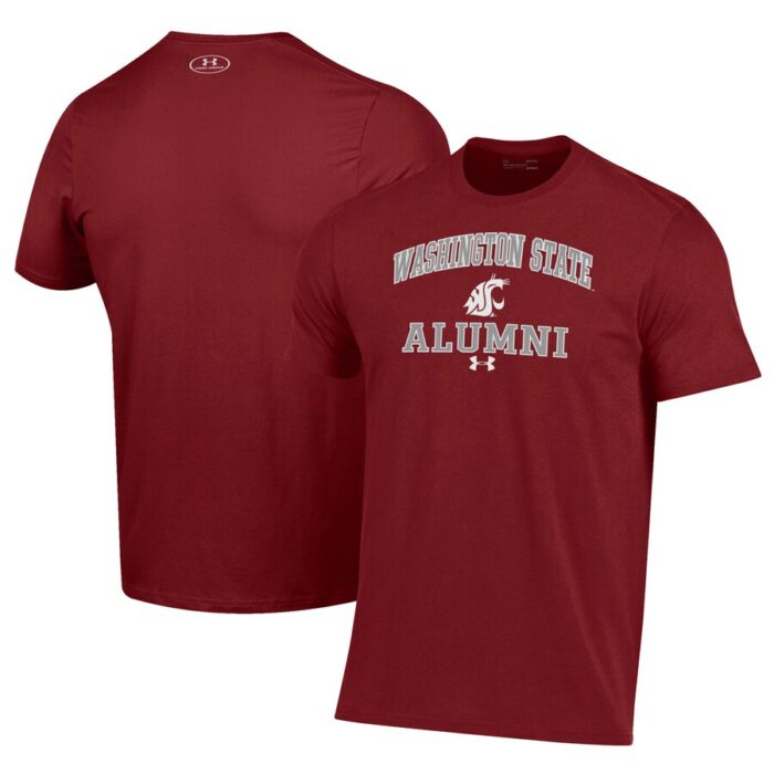 Washington State Cougars Under Armour Alumni Performance T-Shirt - Cardinal