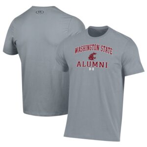 Washington State Cougars Under Armour Alumni Performance T-Shirt - Gray