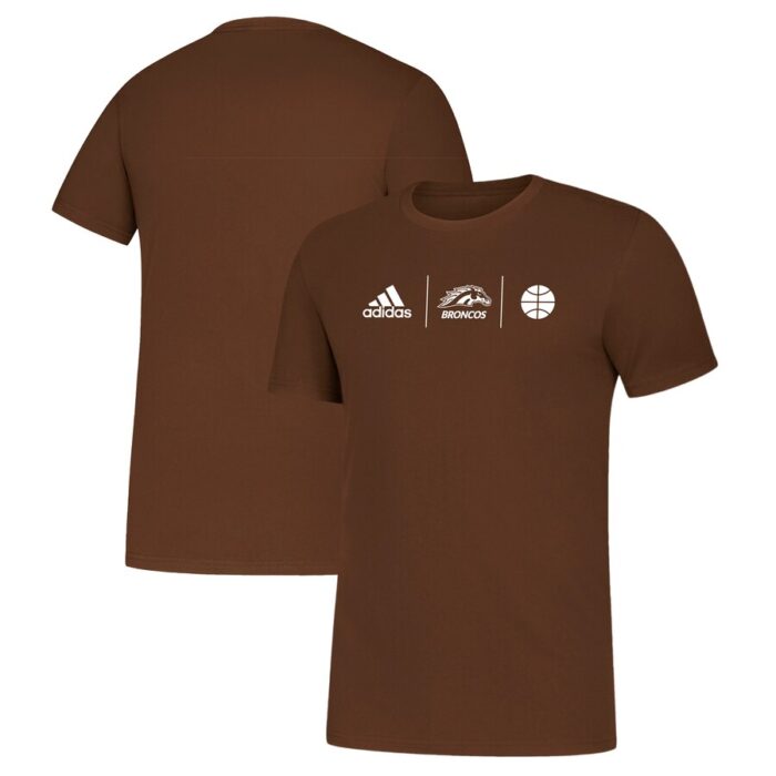 Western Michigan Broncos adidas Team Amplifier Performance T-Shirt - Brown