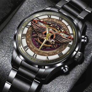 Aerosmith Black Stainless Steel Watch GSW1453