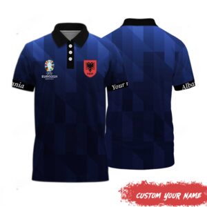 Albania National Football Team Euro 2024 Polo Shirt