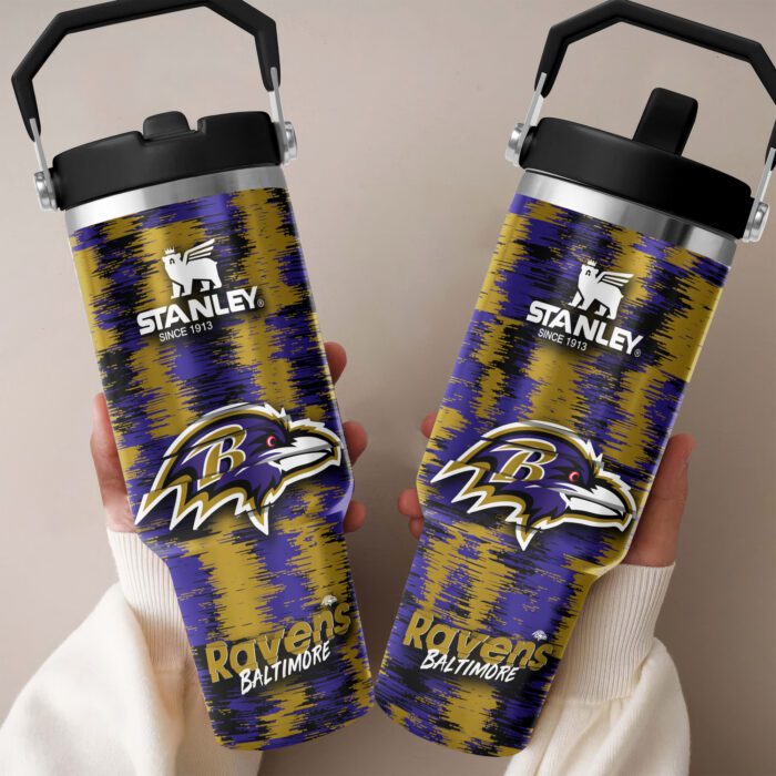 Baltimore Ravens Stanley IceFlow Flip Straw Tumbler 30Oz FST1004