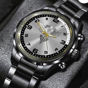 Bon Jovi Black Stainless Steel Watch GSW1019