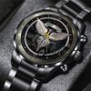 Bon Jovi Black Stainless Steel Watch GSW1201