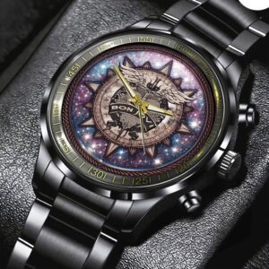 Bon Jovi Black Stainless Steel Watch GSW1205