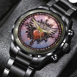 Bon Jovi Black Stainless Steel Watch GSW1206