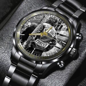 Bon Jovi Black Stainless Steel Watch GSW1215