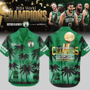 Boston Celtics 18-Time NBA Finals Champions Hawaiian Shirt BCC2009