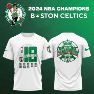 Boston Celtics 18-Time NBA Finals Champions Unisex T-Shirt BCC2019