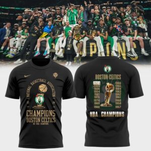Boston Celtics 18-Time NBA Finals Champions Unisex T-Shirt BCC2021