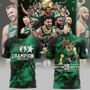Boston Celtics 18-Time NBA Finals Champions Unisex T-Shirt BCC2025
