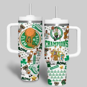 Boston Celtics Champions 2024 40oz Stanley Tumbler WBC1004