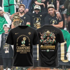 Boston Celtics NBA Champions 2024 Unisex T-Shirt WBC1038