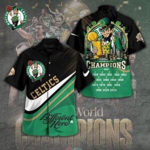 Boston Celtics Winner NBA 2024 Champion Final 3D Hawaii Shirt GBC1173