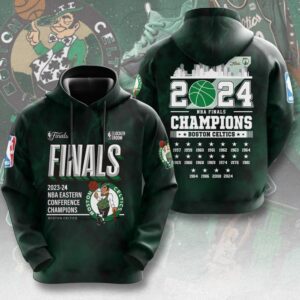 Boston Celtics Winner NBA 2024 Champion Final 3D Unisex Hoodie GBC1002