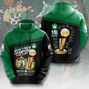 Boston Celtics Winner NBA 2024 Champion Final 3D Unisex Hoodie GBC1004
