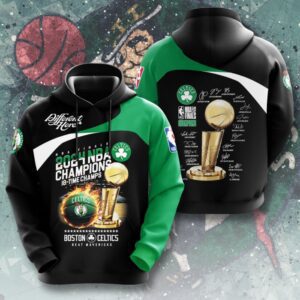 Boston Celtics Winner NBA 2024 Champion Final 3D Unisex Hoodie GBC1024
