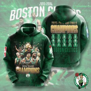 Boston Celtics Winner NBA 2024 Champion Final 3D Unisex Hoodie GBC1032