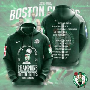Boston Celtics Winner NBA 2024 Champion Final 3D Unisex Hoodie GBC1034