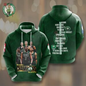 Boston Celtics Winner NBA 2024 Champion Final 3D Unisex Hoodie GBC1056