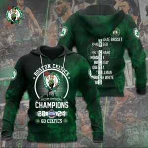 Boston Celtics Winner NBA 2024 Champion Final 3D Unisex Hoodie GBC1059