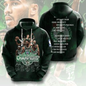 Boston Celtics Winner NBA 2024 Champion Final 3D Unisex Hoodie GBC1068