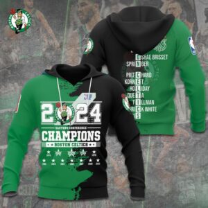 Boston Celtics Winner NBA 2024 Champion Final 3D Unisex Hoodie GBC1078