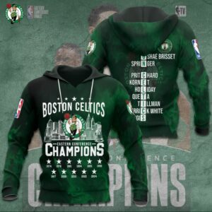 Boston Celtics Winner NBA 2024 Champion Final 3D Unisex Hoodie GBC1086
