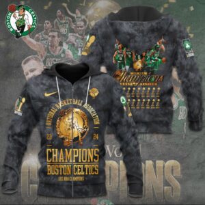 Boston Celtics Winner NBA 2024 Champion Final 3D Zip Hoodie GBC1094