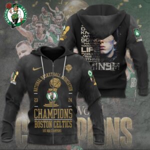 Boston Celtics Winner NBA 2024 Champion Final 3D Zip Hoodie GBC1095