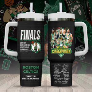 Boston Celtics Winner NBA 2024 Champion Final 40oz Stanley Tumbler GBC1235