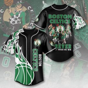 Boston Celtics Winner NBA 2024 Champion Final Baseball Jersey GBC1117