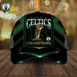 Boston Celtics Winner NBA 2024 Champion Final Classic Cap GBC1131