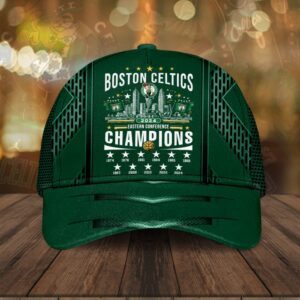 Boston Celtics Winner NBA 2024 Champion Final Classic Cap GBC1138