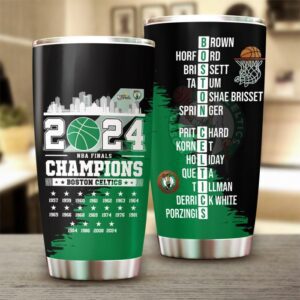 Boston Celtics Winner NBA 2024 Champion Final Tumbler Cup GBC1205