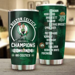 Boston Celtics Winner NBA 2024 Champion Final Tumbler Cup GBC1207