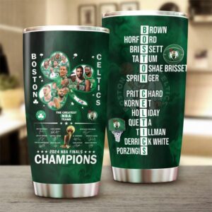 Boston Celtics Winner NBA 2024 Champion Final Tumbler Cup GBC1209