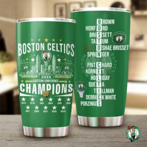 Boston Celtics Winner NBA 2024 Champion Final Tumbler Cup GBC1217