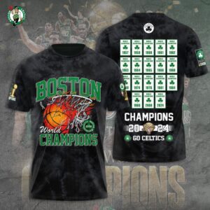 Boston Celtics Winner NBA 2024 Champion Final Unisex Performance T-Shirt GBC1242